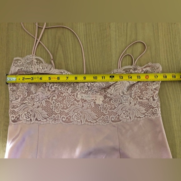 Victoria’s Secret|Dusty Rose midi lace slip dress, sleeveless•••Size XL - Picture 8 of 8